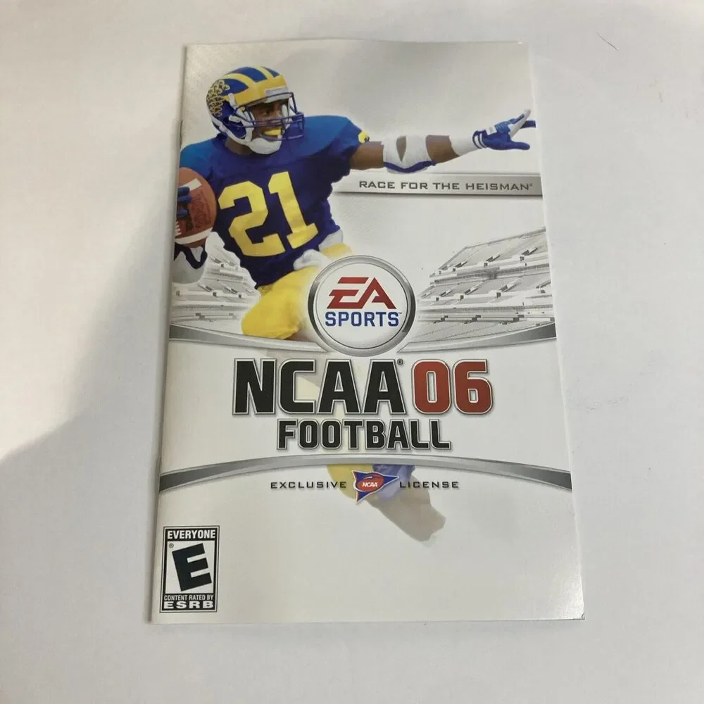 NCAA‎ Football 06 - Playstation 2 (PS2) With Manual